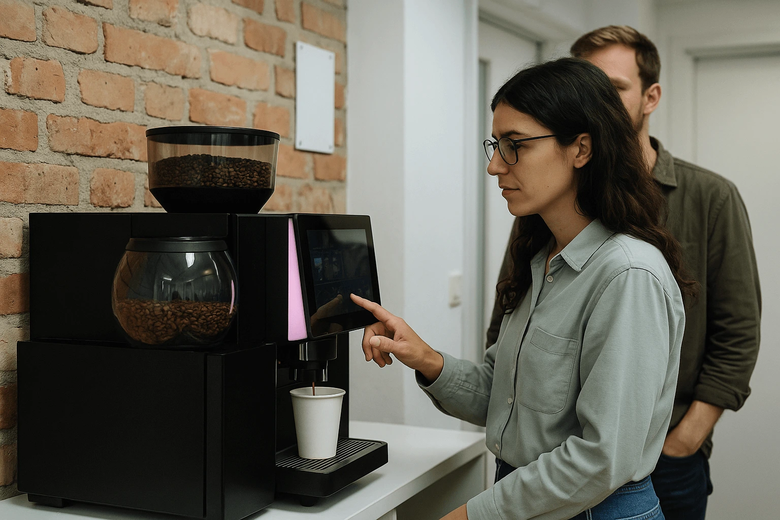 Kaffeevollautomat im Büro